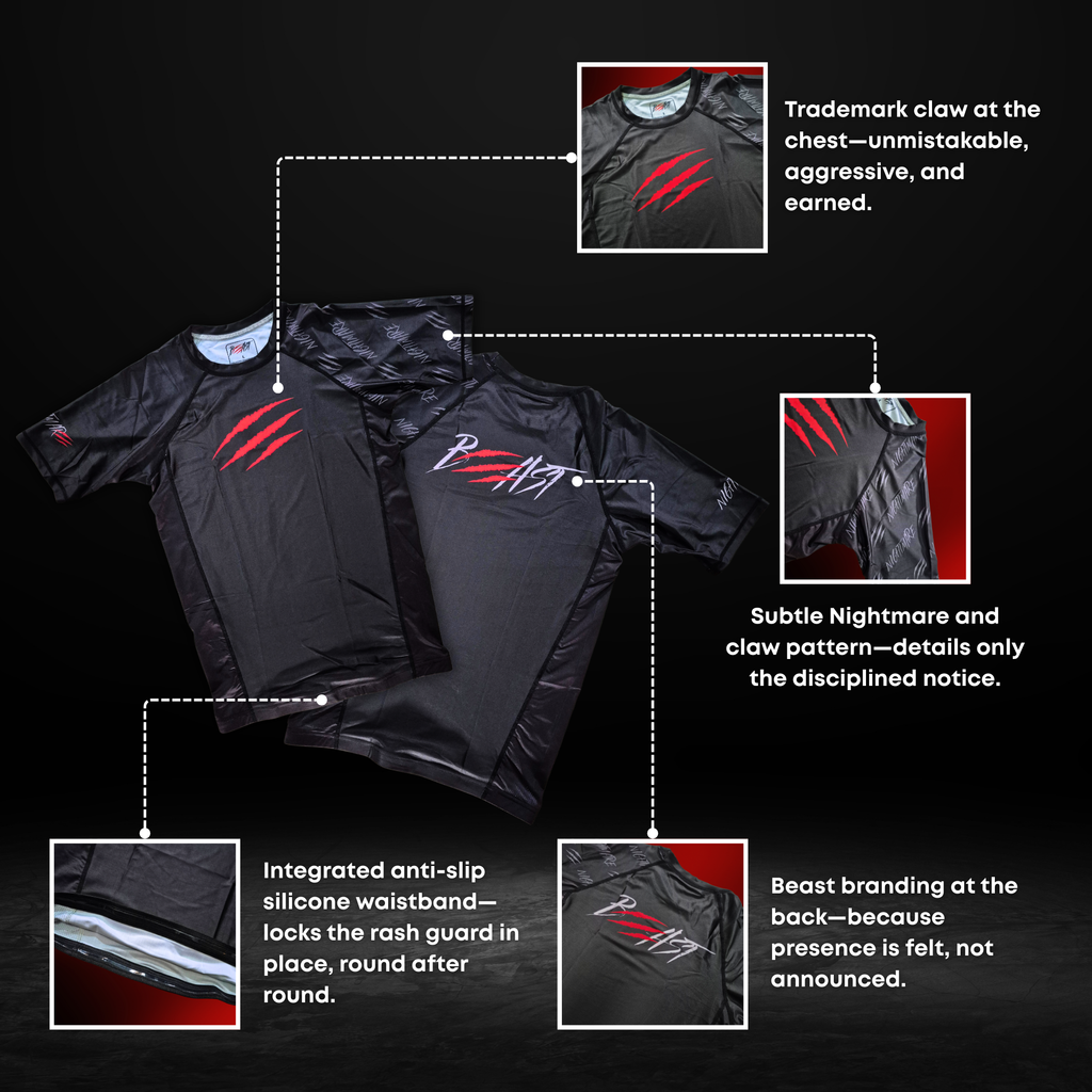 Beast Nightmare Rash Guard Top