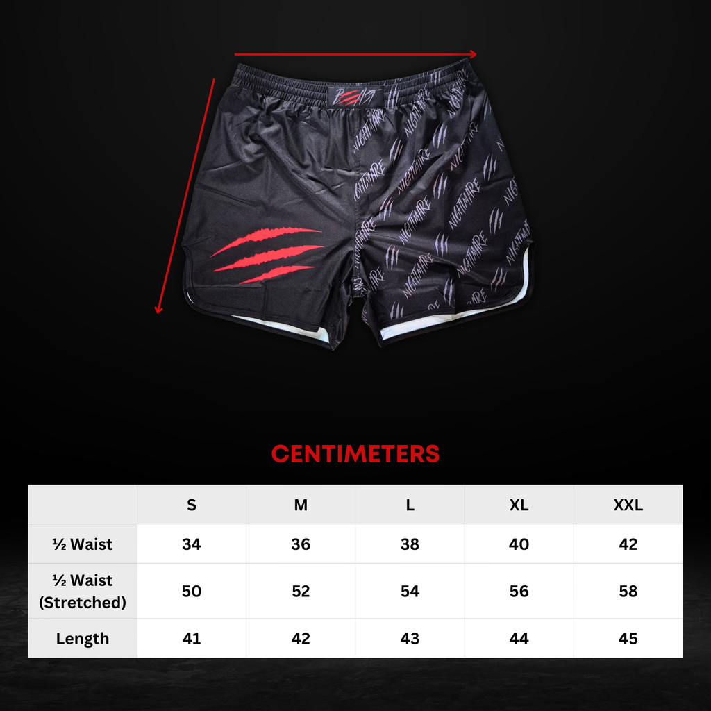 Beast Nightmare Fight Shorts